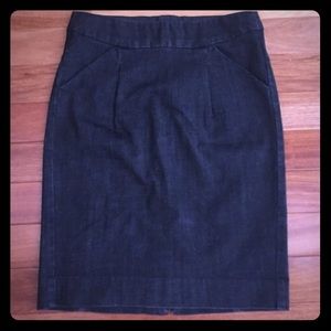 J. Crew Denim Pencil Skirt Size 4